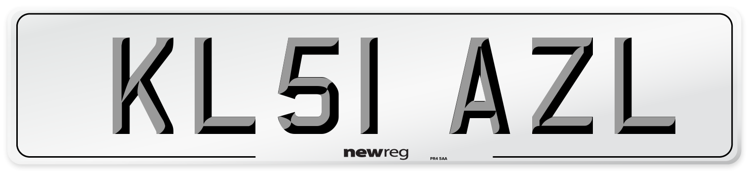 KL51 AZL Number Plate from New Reg